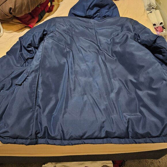 jacket (fairly new) blue L mens - Lands End - Picture 5 of 6